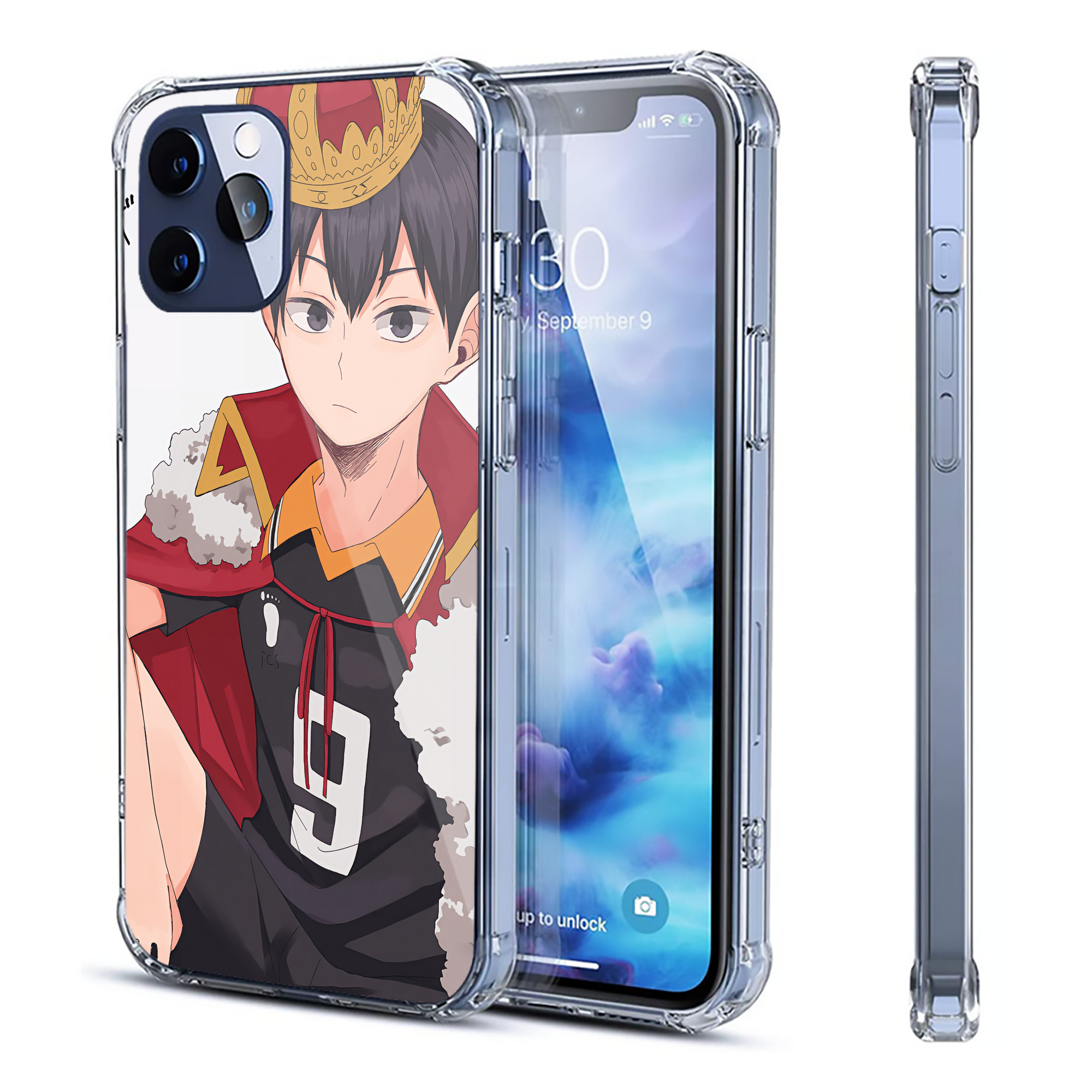 （画像用） ハイキュー!! Haikyu!! 【iPhone 12シリーズ対応】透明スマホケース（クリアソフトケース）